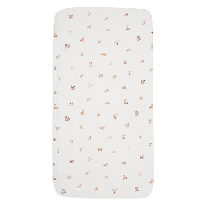 Drap Housse Jersey Animal Friends - 60 x 120 cm Jollein