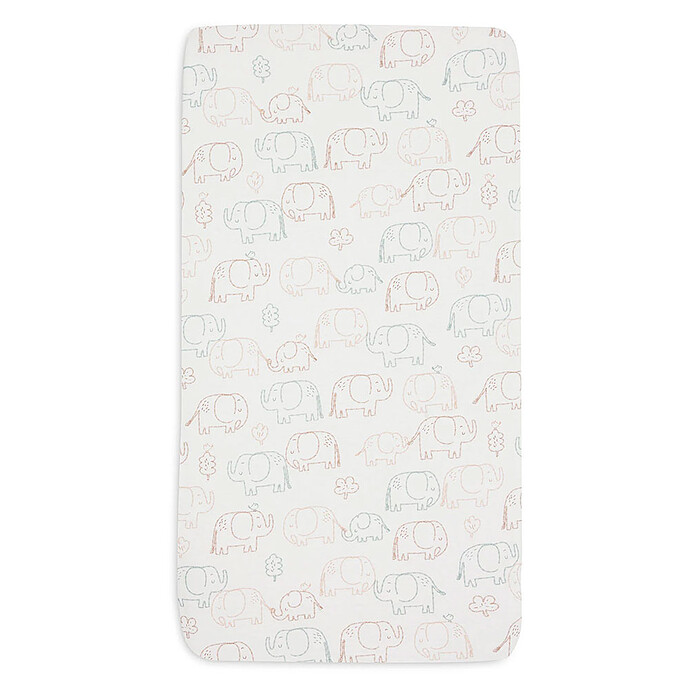 Drap Housse Jersey Elephant Tales - 60 x 120 cm  Jollein