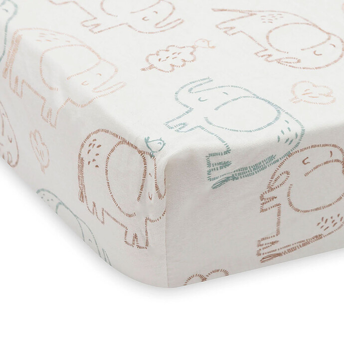 Avis Drap Housse Jersey Elephant Tales - 60 x 120 cm 