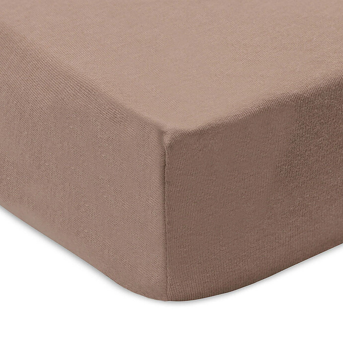 Drap Housse Berceau et Cododo Jersey Milky Coffee - 40-50 x 80-90 cm Jollein