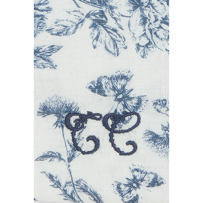 Avis Protège-carnet de Santé - Toile de Jouy Bleu