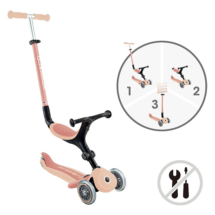 Trottinette Evolutive Go Up Active Eco - Pêche Globber