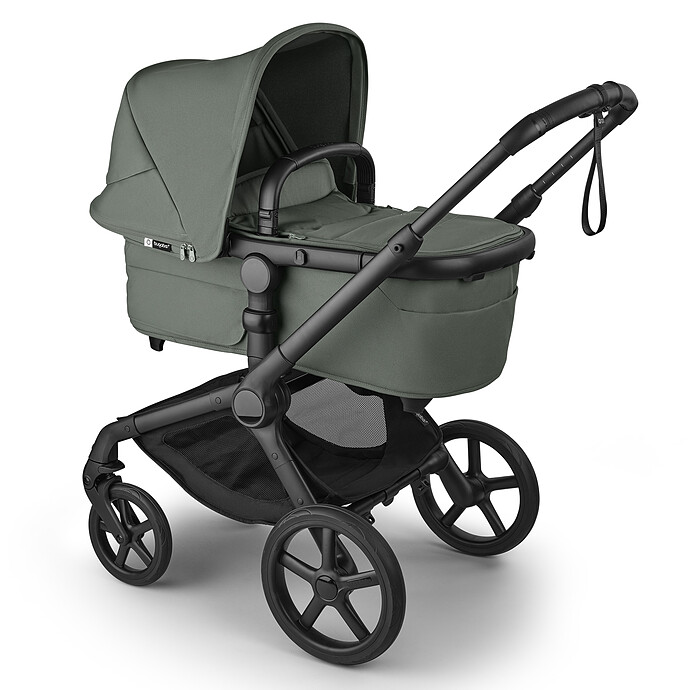 Poussette Citadine Fox5 Renew Complète Châssis Noir - Forest Green Bugaboo
