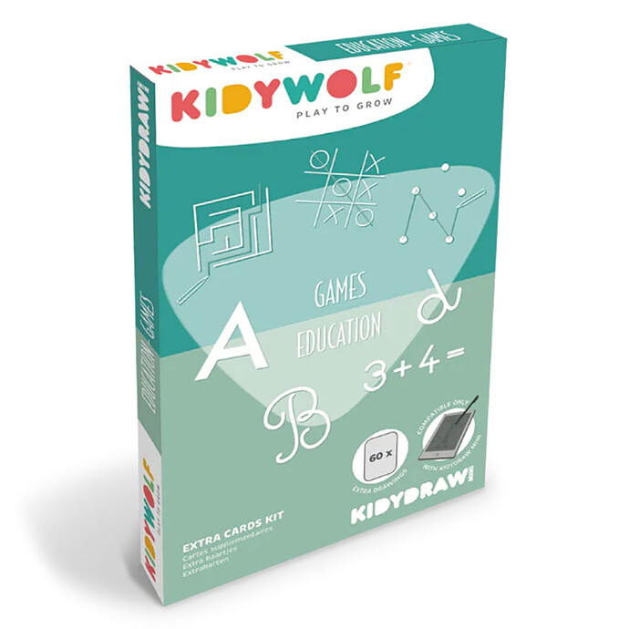 Recharges Kidydraw Mini - Jeux et Education  Kidywolf