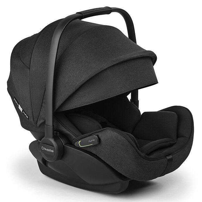 Siège Auto Otter by Nuna i-Size Groupe 0+ - Mineral Washed Black Bugaboo