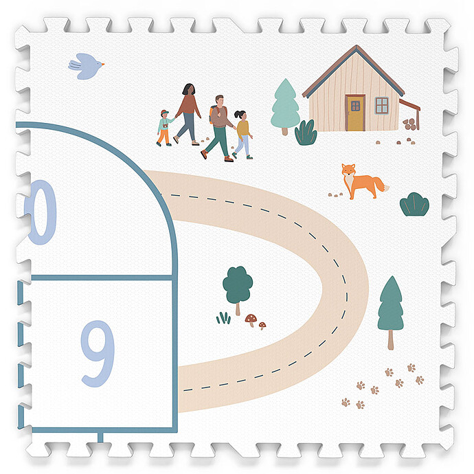 Achat Tapis de Jeux Réversible TILOO - Hopscotch