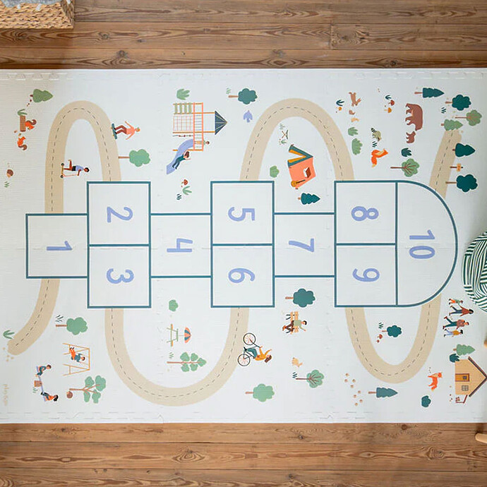 Avis Tapis de Jeux Réversible TILOO - Hopscotch