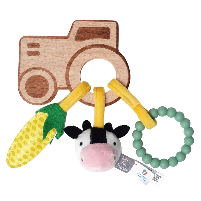 Hochet en Bois - Ferme Little Big Friends