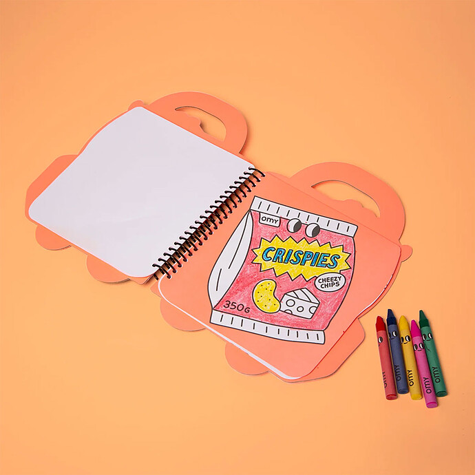 Super Coloring & Stickers Book - Yummy  Omy