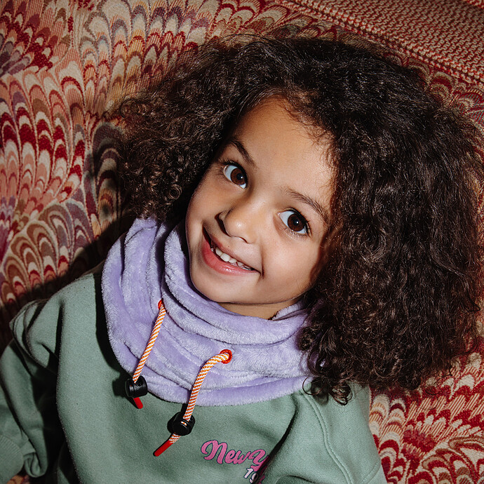 Cagoule Warmy Mauve - 6 Ans + pas cher