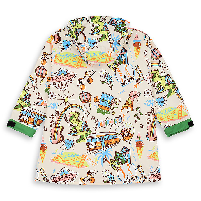 Poncho de Pluie San Francisco - 4/6 Ans  Hello Hossy