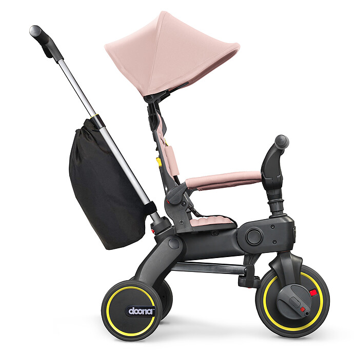 Tricycle Evolutif Compact Liki Trike S3 - Blush Pink Doona