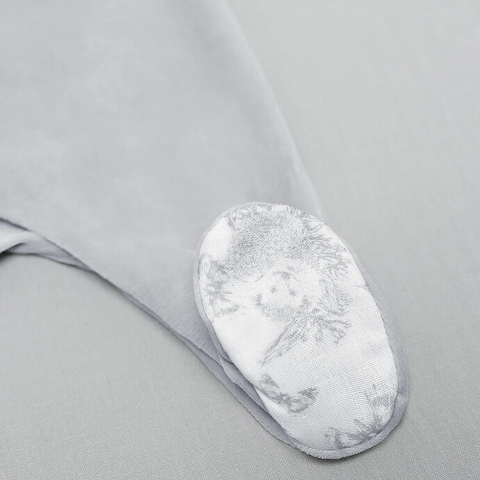 Pyjama Toile de Jouy Gris - 6 Mois pas cher