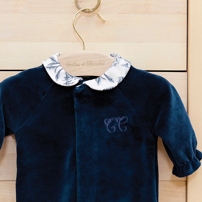 Avis Pyjama Toile de Jouy Bleu - 6 Mois