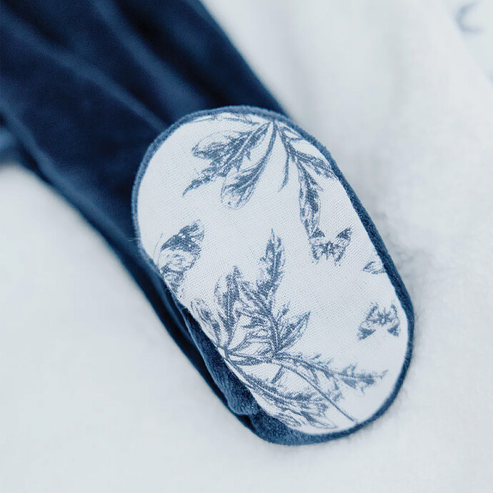 Pyjama Toile de Jouy Bleu - 6 Mois pas cher