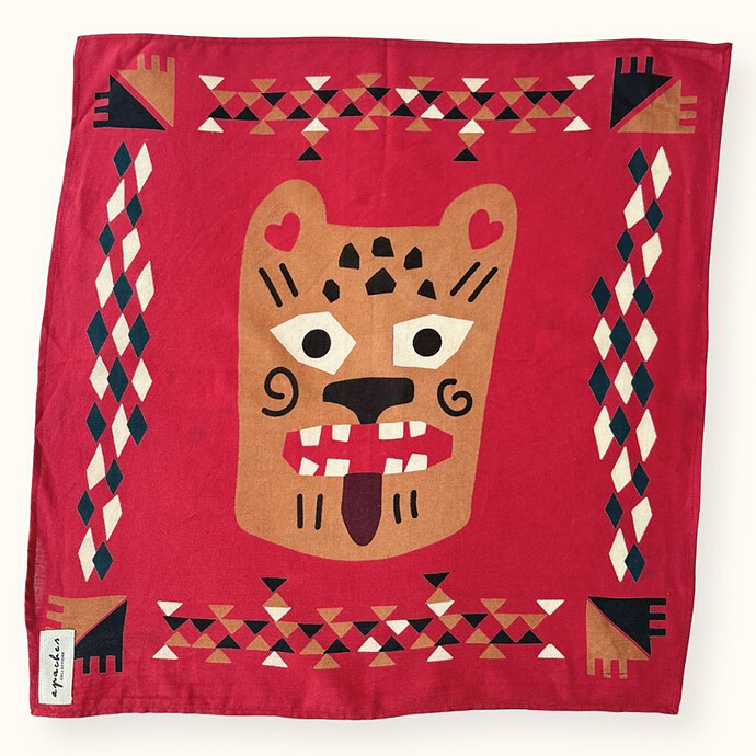 Small Foulard Manika Rajah - Fire Apaches