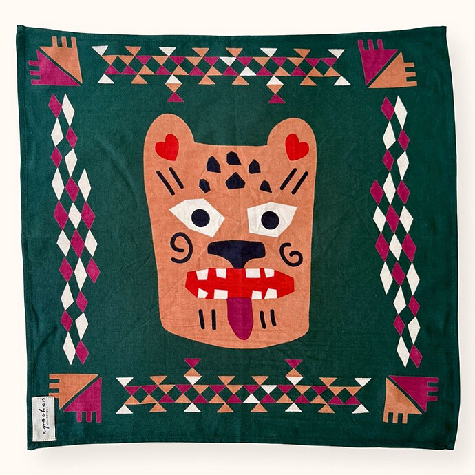 Small Foulard Manika Rajah - Forest Apaches