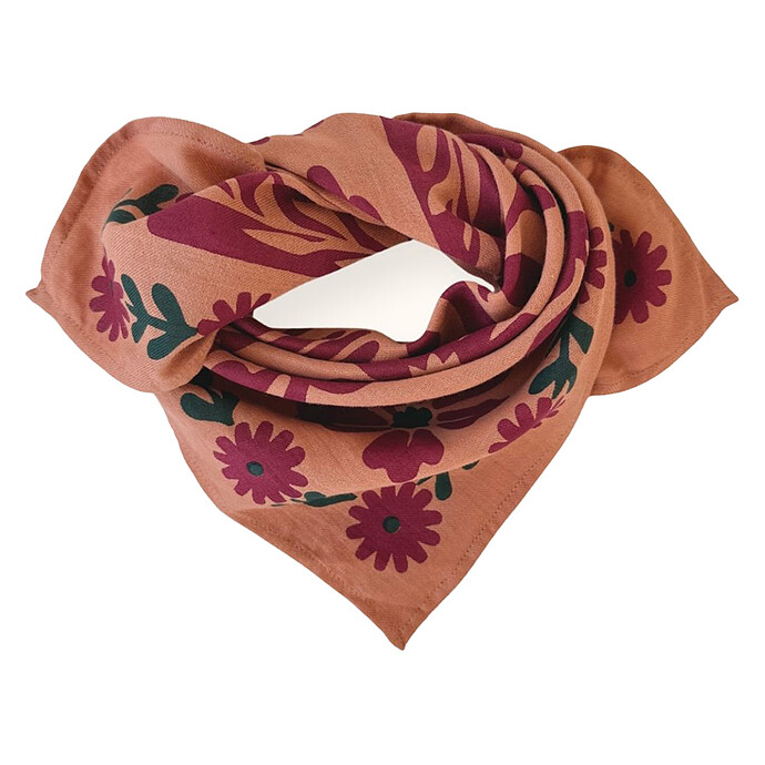 Small Foulard Manika Rita - Rust Apaches