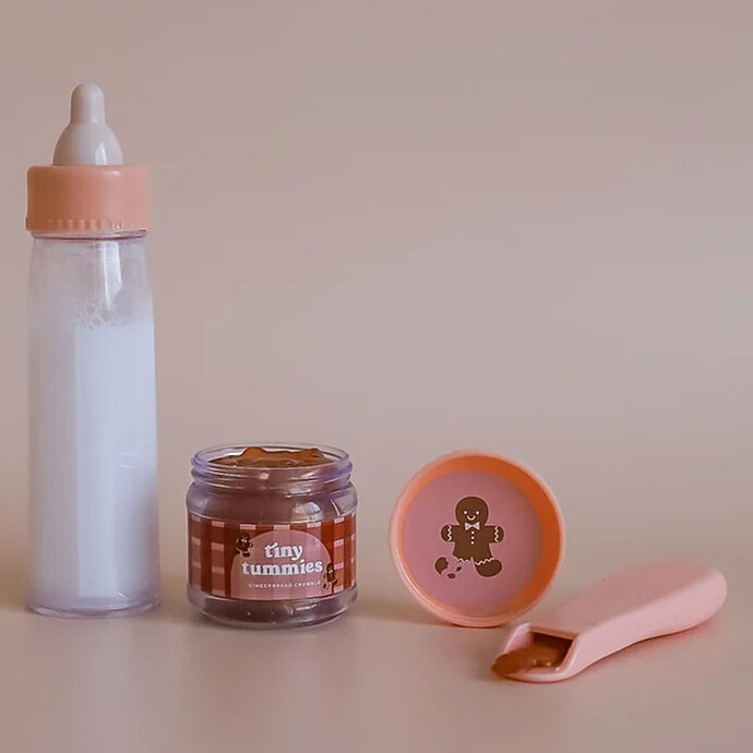 Biberon et Petit Pot Magique pour Poupée - Noël Tiny Harlow