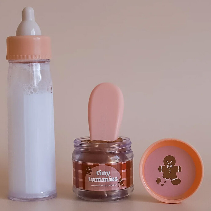 Biberon et Petit Pot Magique pour Poupée - Noël Tiny Harlow