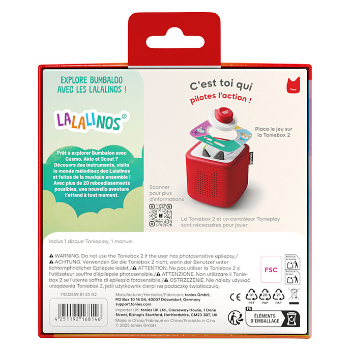 Tonieplay - Lalalinos : Une Journée à Bumbaloo Tonies