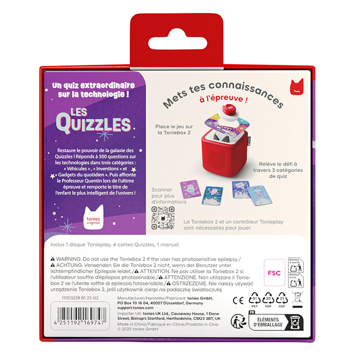 Tonieplay - Les Quizzles : La Technologie En Folie ! Tonies