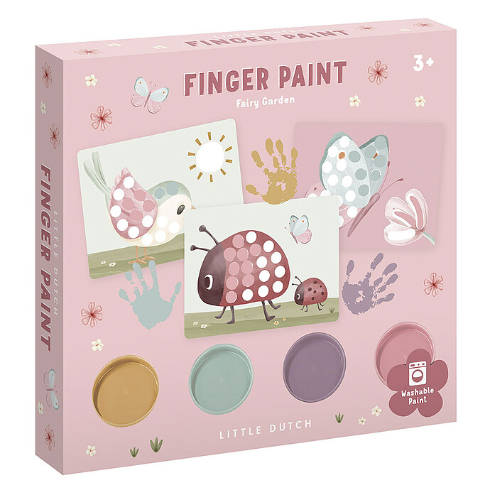 Kit de Peinture au Doigt - Fairy Garden Little Dutch