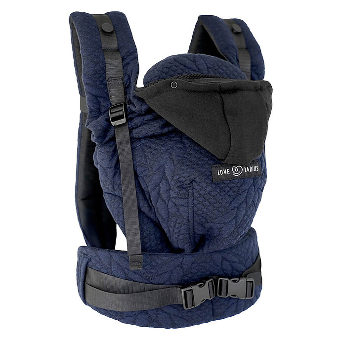 HoodieCarrier 2 - Bleu Moelleux Love Radius