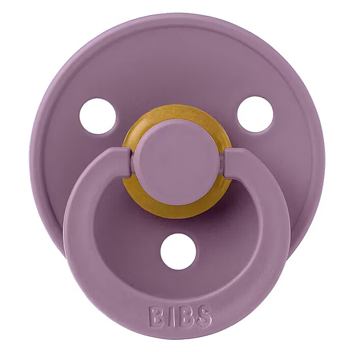 Sucette Ronde Colour Mauve - 0/6 Mois Bibs
