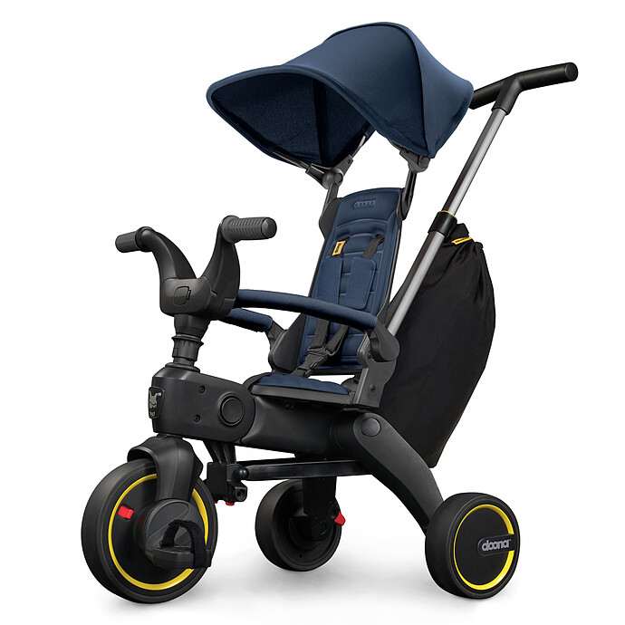 Tricycle Evolutif Compact Liki Trike S3 - Deep Blue Doona