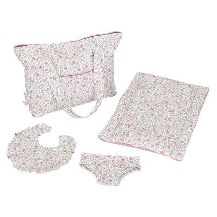 Sac à Langer et Accessoires pour Poupée Little Dutch