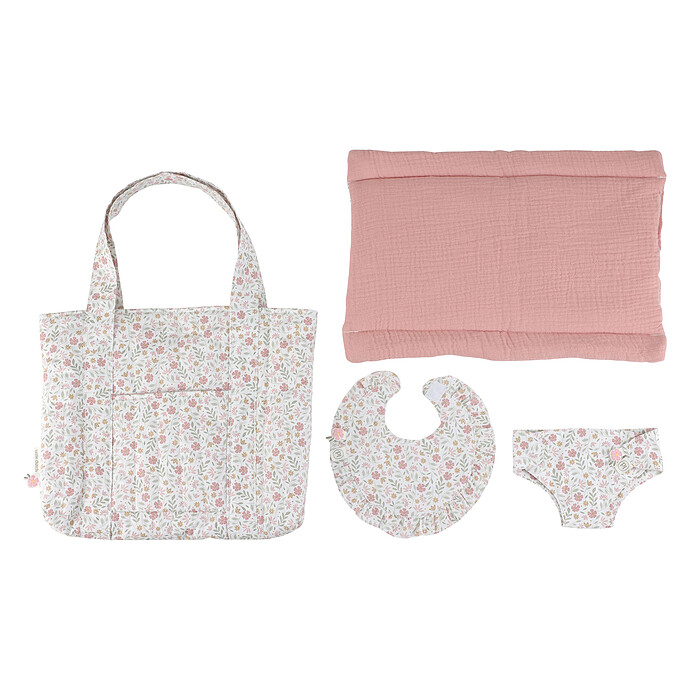 Sac à Langer et Accessoires pour Poupée Little Dutch