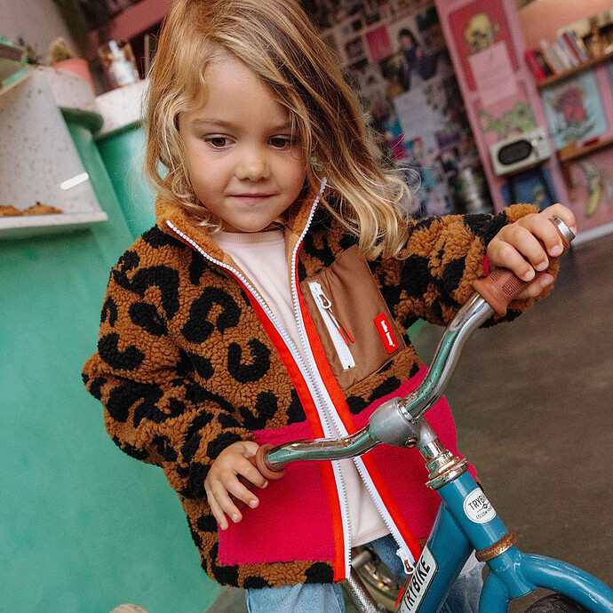 Veste Polaire Léopard - 7/9 Ans pas cher
