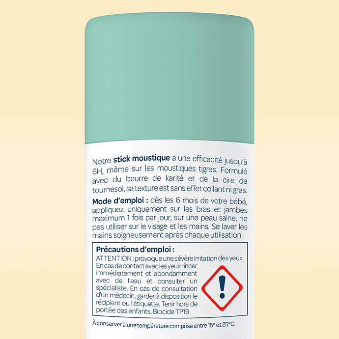 Avis Stick Anti-moustique Naturel - 20 ml