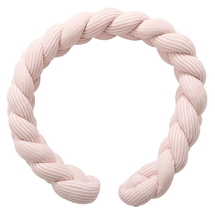 Tresse Décorative Ouatinée Multi-usages - Rayé Vieux Rose BB&Co