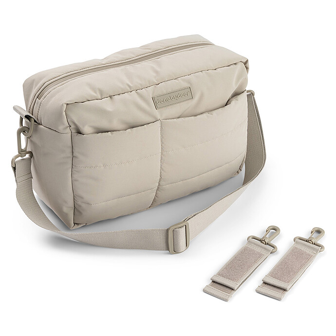 Sac de Poussette Matelassé - Sable Done by Deer