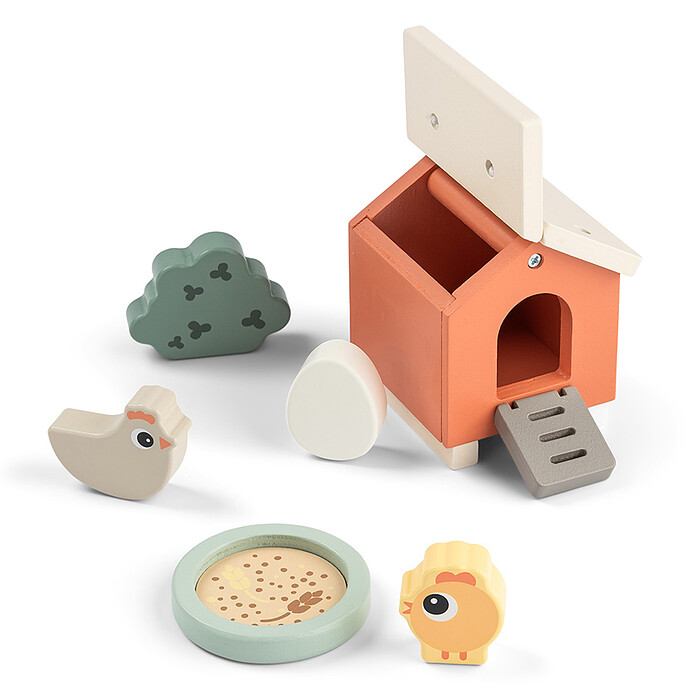 Coffret de Jeux Tiny Farm - Clucky Multicolore Done by Deer