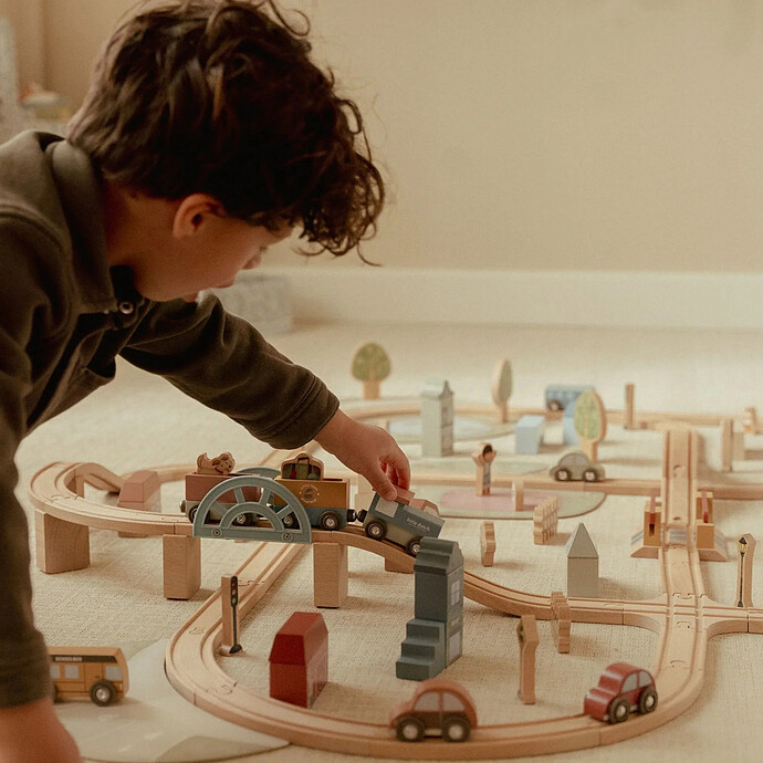 Avis Circuit de Train en Bois XXL