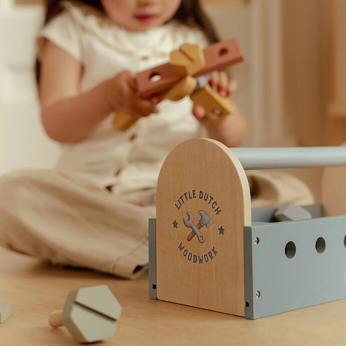 Boîte à Outils en Bois Little Dutch