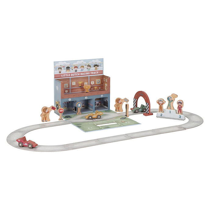 Circuit de Course en Bois Little Dutch