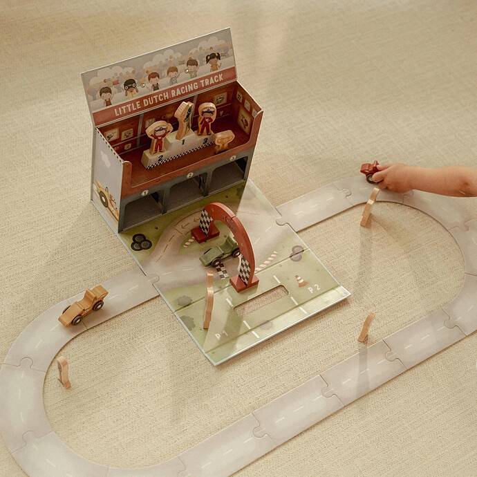 Circuit de Course en Bois Little Dutch