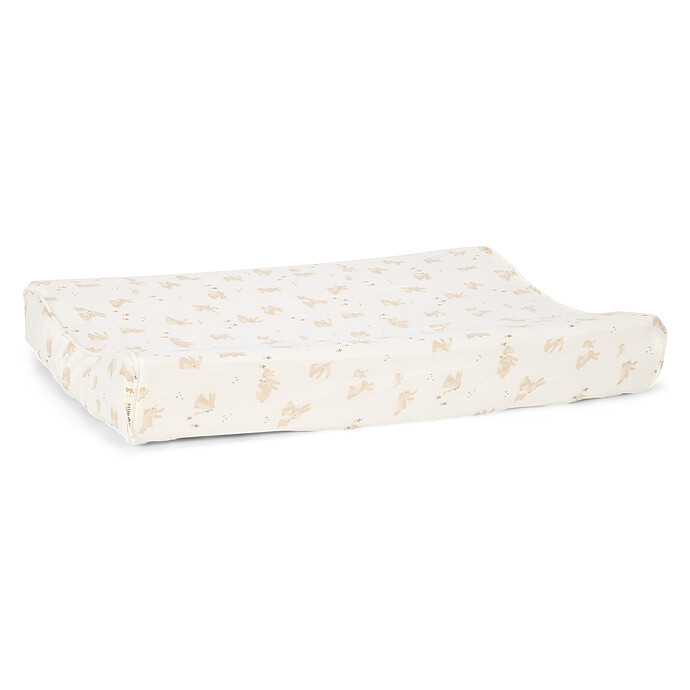 Housse de Matelas à Langer Pure - Baby Bunny Little Dutch