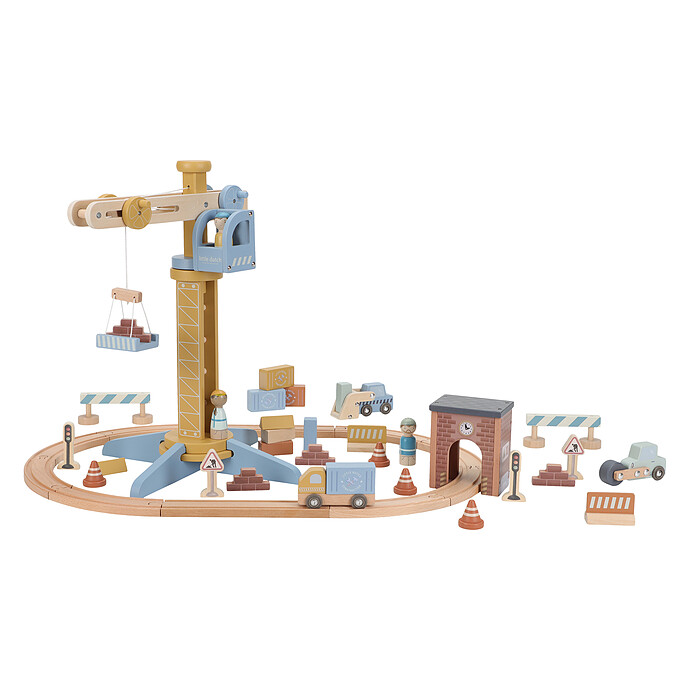 Grue en Bois - Multicolore Little Dutch