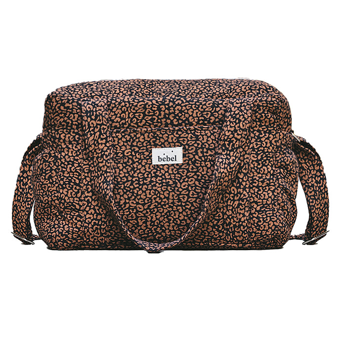 Sac à Langer Middle - Léopard Noir BEBEL