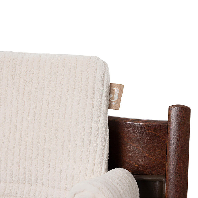 Coussin de Chaise Haute Cloudy Rib - Oatmeal Jollein
