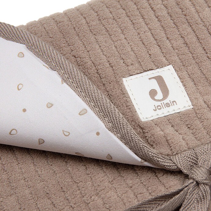 Matelas à Langer Nomade Cloudy Rib - Milky Coffee Jollein