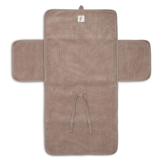 Matelas à Langer Nomade Cloudy Rib - Milky Coffee pas cher