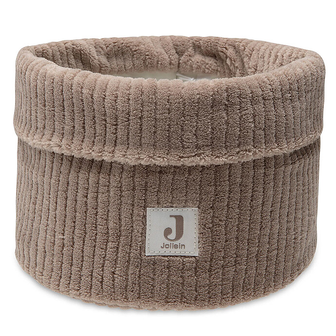 Panier de Rangement Cloudy Rib - Milky Coffee Jollein