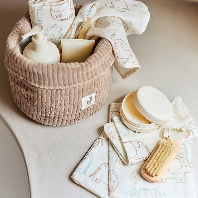 Avis Panier de Rangement Cloudy Rib - Milky Coffee