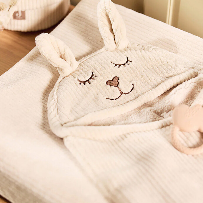 Avis Housse Matelas à Langer Cloudy Rib - Oatmeal